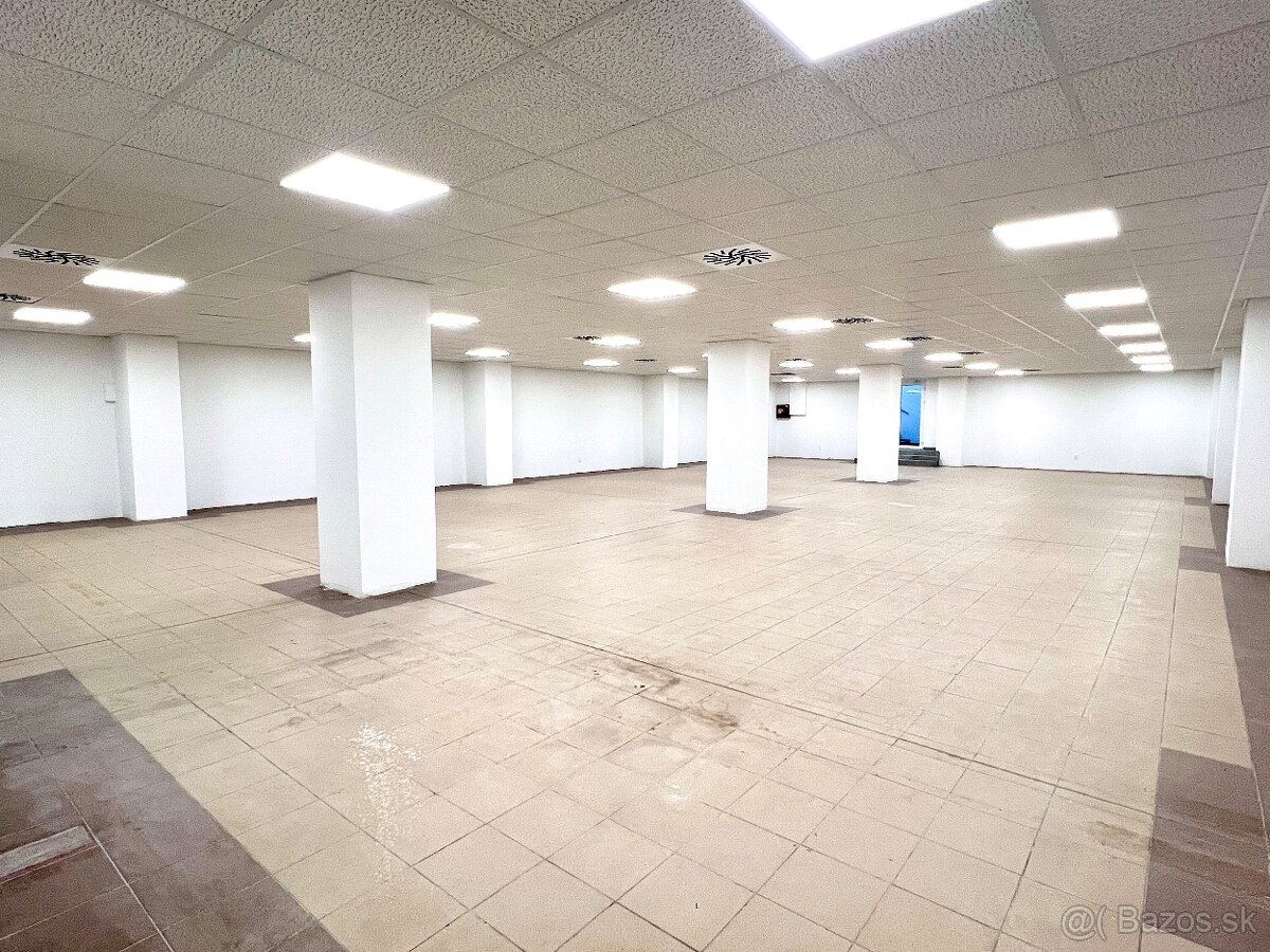 priestor v centre mesta vhodný pre veľkú predajňu, sklad