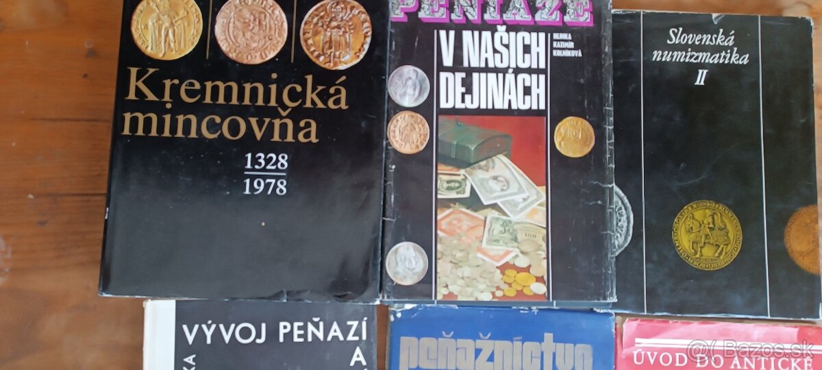 Predám veľkú zbierku kníh o numizmatike, minciach, medailách