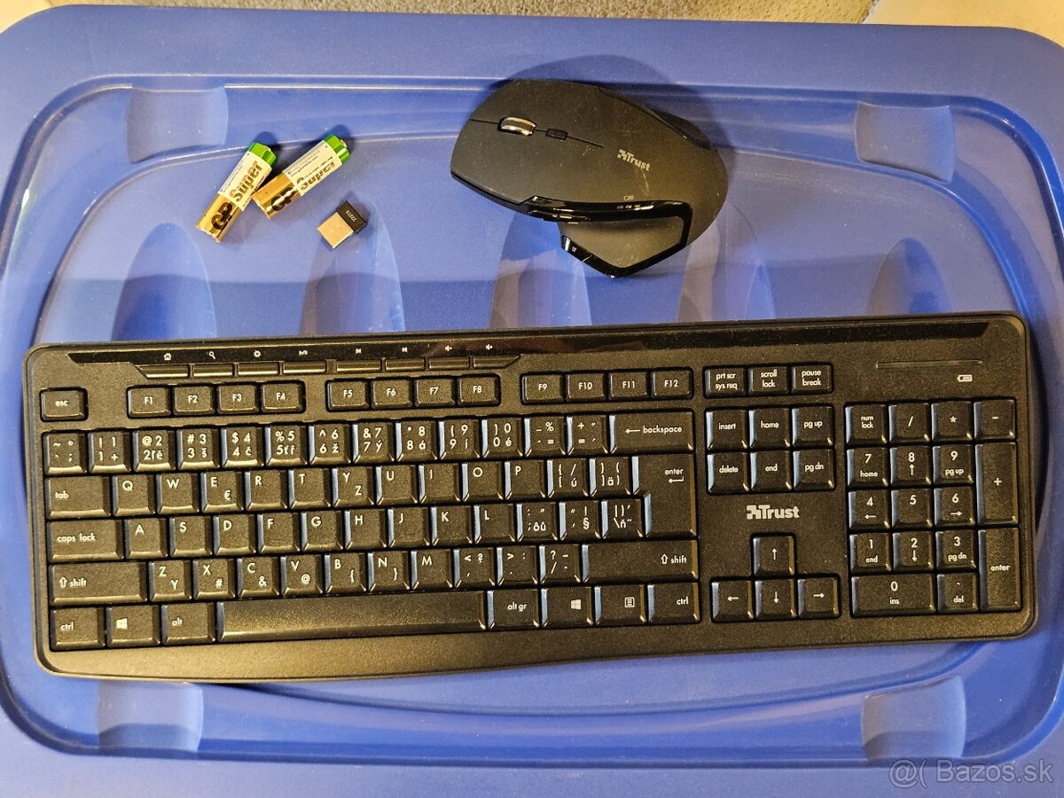 Set klávesnica a myš Trust Evo Silent