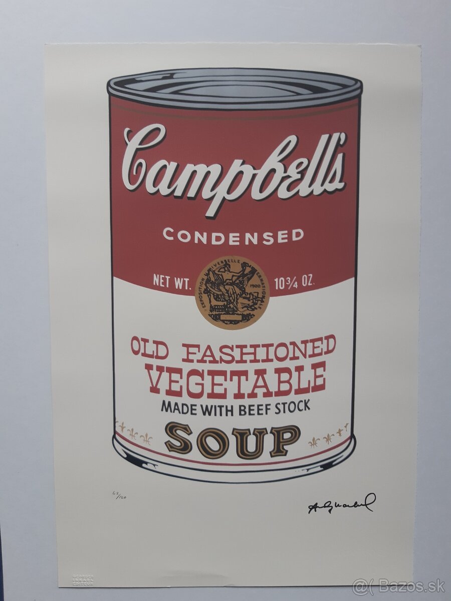 Andy Warhol – Plechovka Campbells
