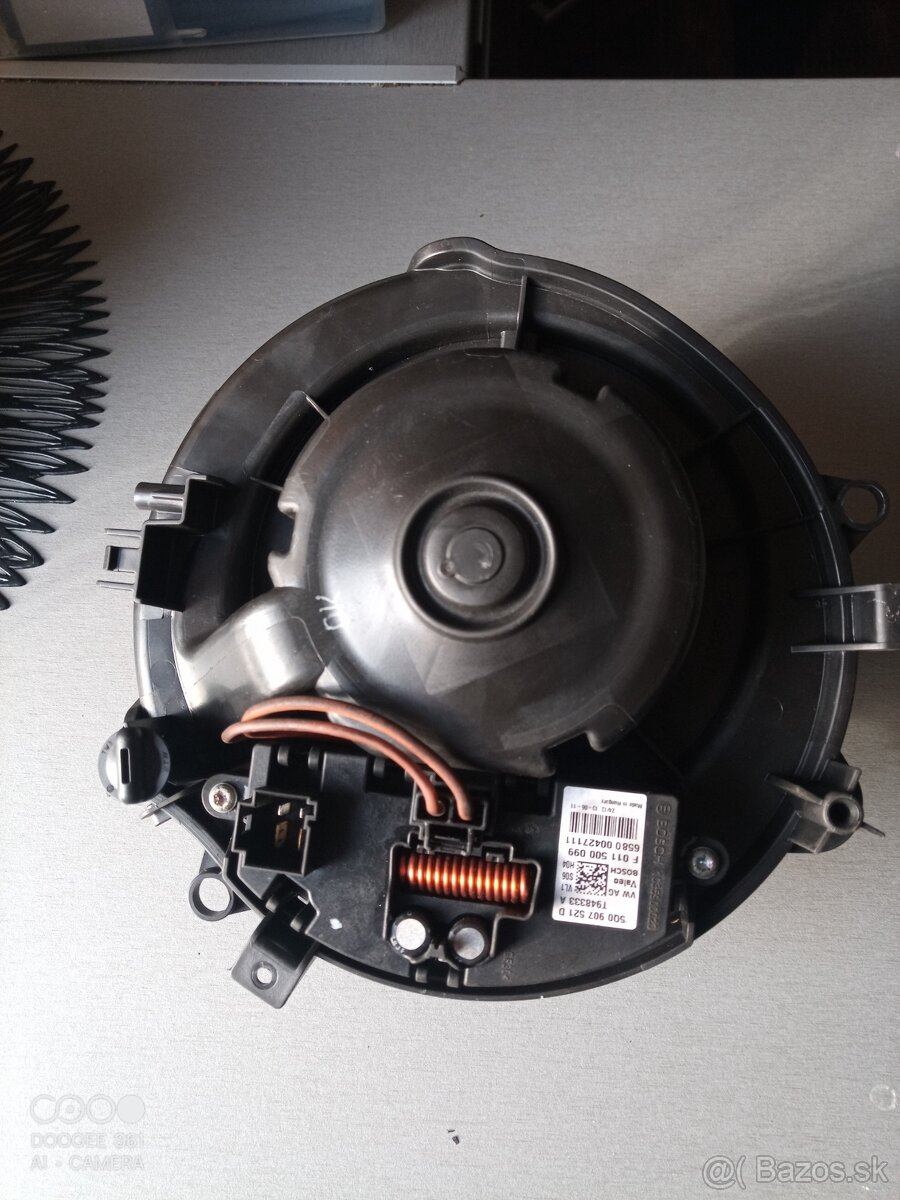 Ventilátor kúrenia Octavia 3