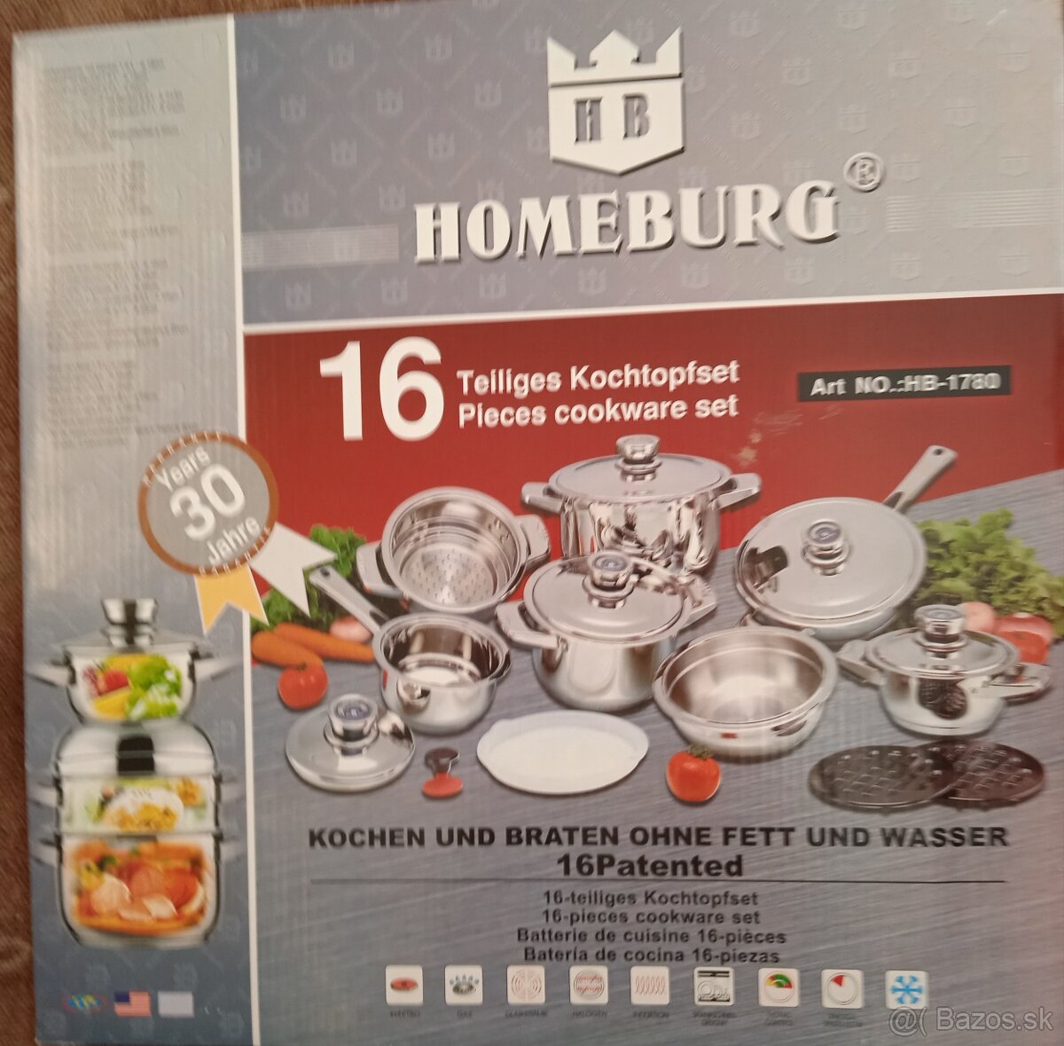 Hrnce Homeburg aj jednotlivo