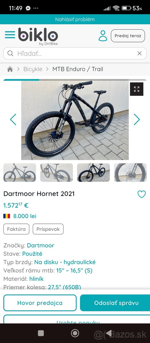 Bicykel Dartmoor Hornet 26