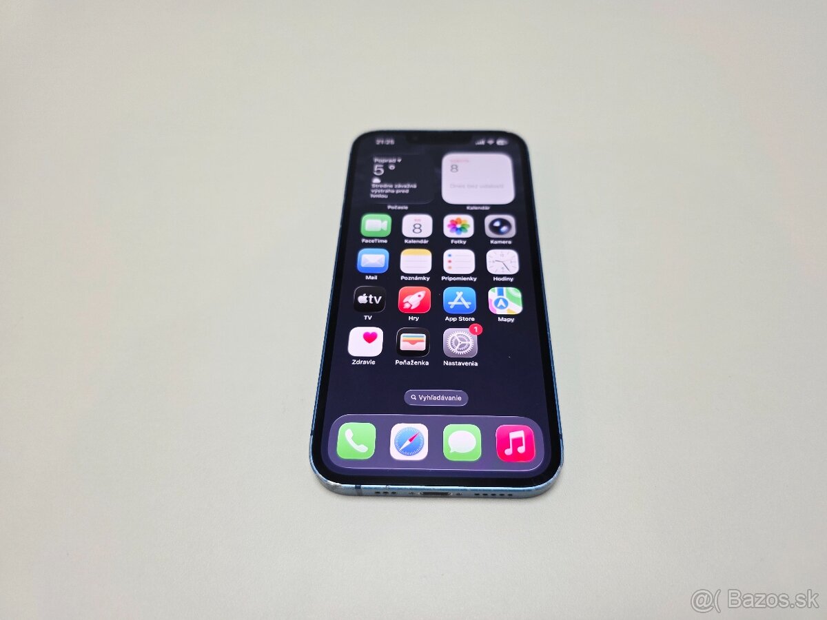 Apple IPHONE 13 256GB BLUE,ZDRAVIE BATERKY 100%