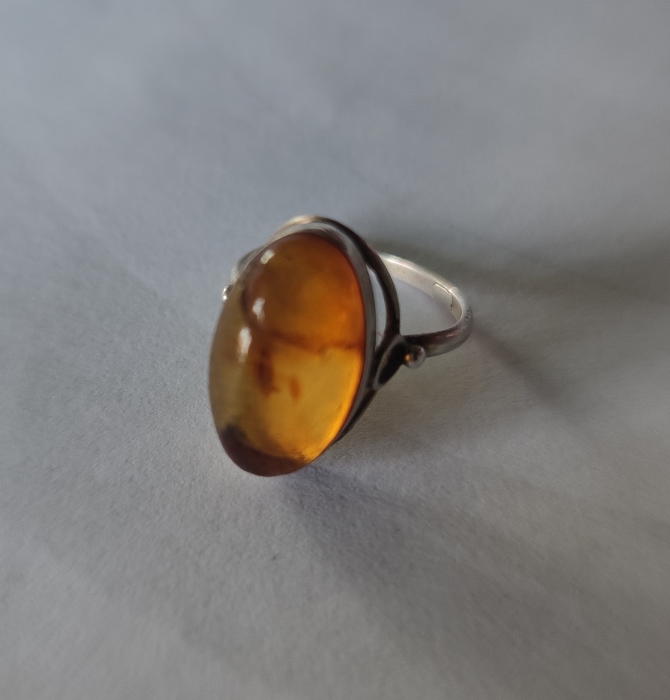 retro strieborný prsteň 2