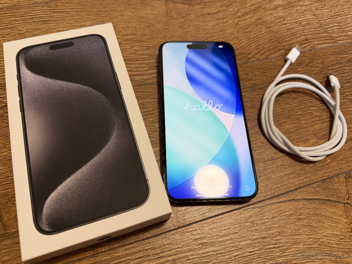 IPHONE 15 PRO MAX 512GB, BLACK TITANIUM