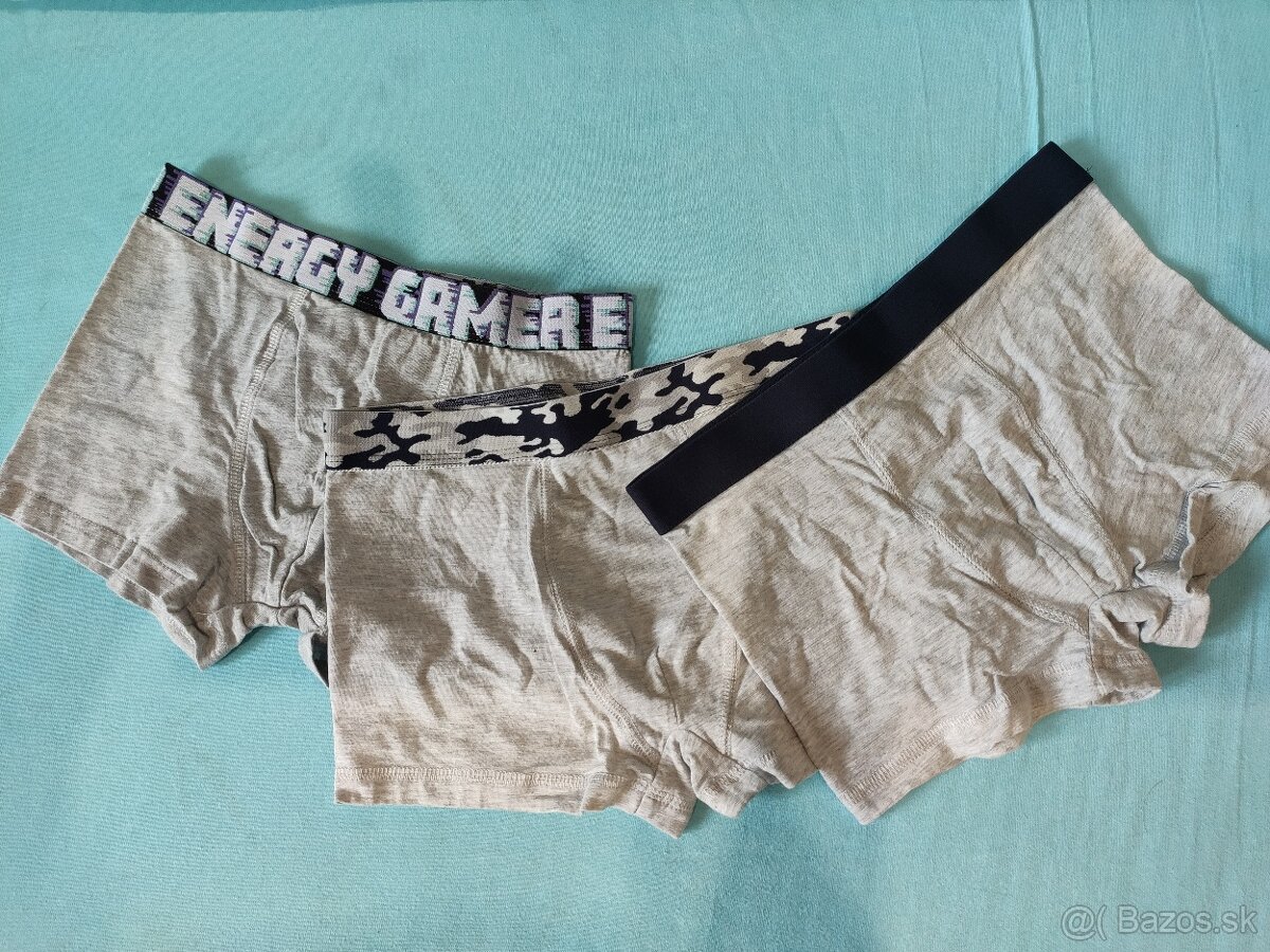 Chlapčenské boxerky 146/152 3ks