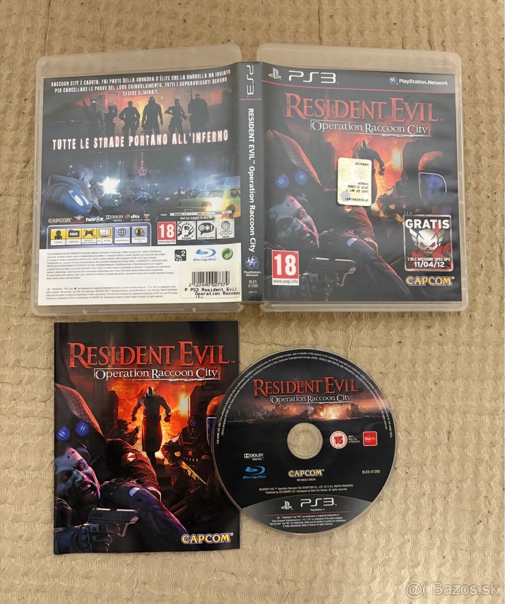 Resident evil - operation racoon city ps3