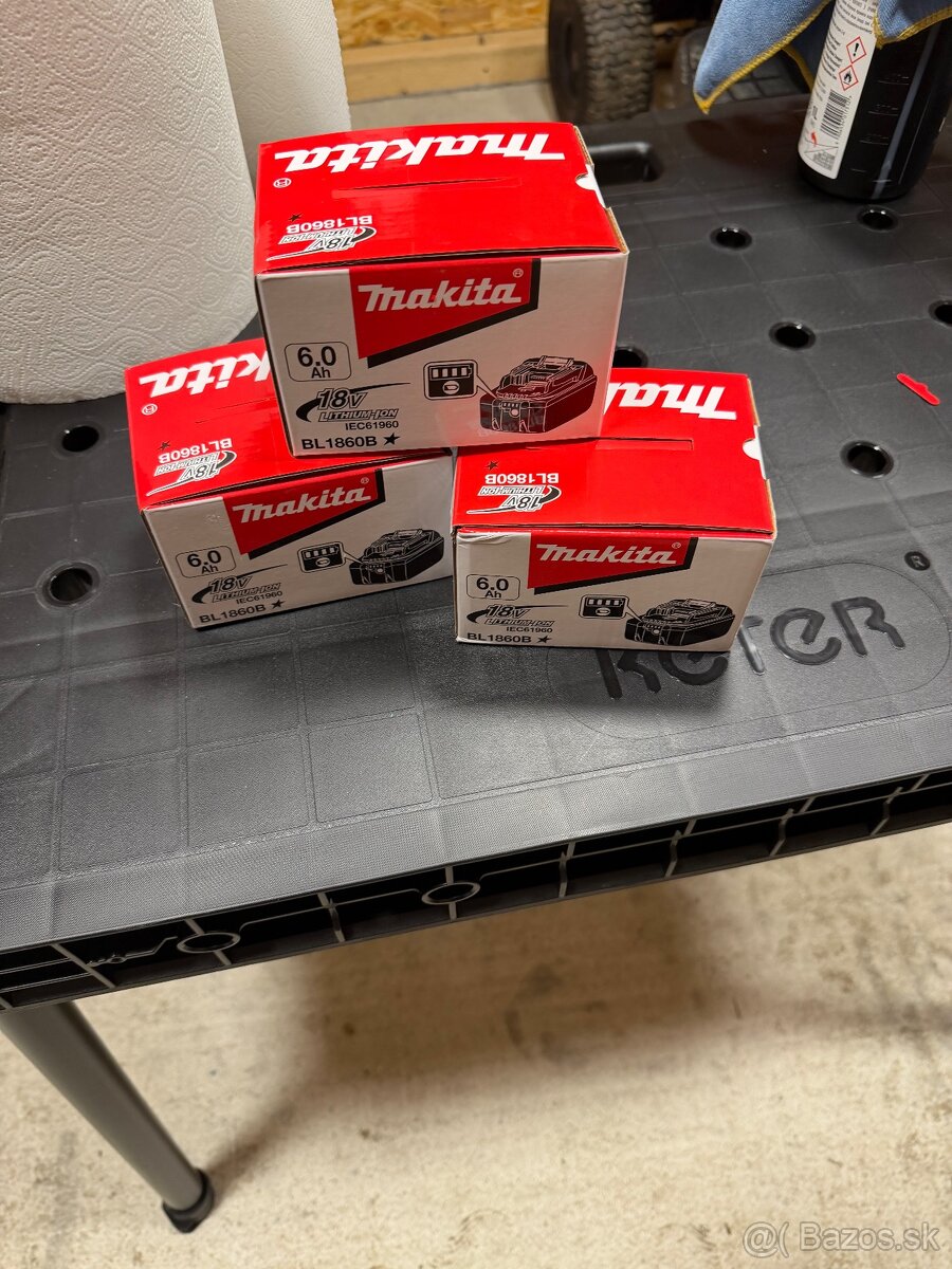 Makita BL1860B 18V 6.0Ah 3x