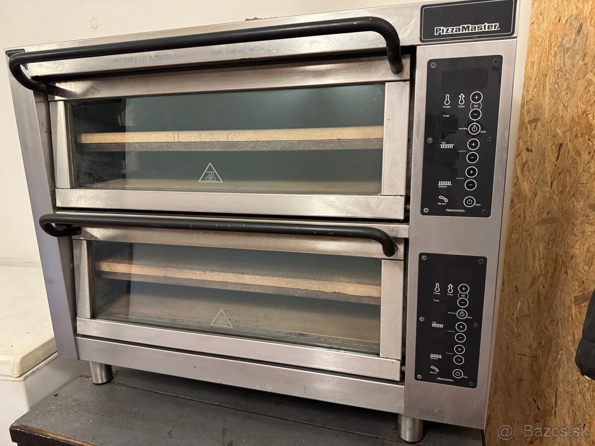 Pizza pec PizzaMaster 352ED-2DW – dvojkomorová, profi stav