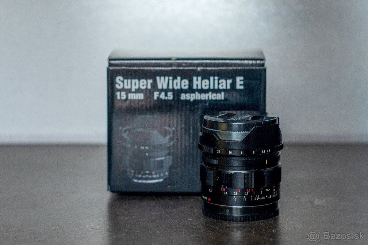 predam vymenim Voigtländer 15mm f/4,5 Heliar inzerat platny