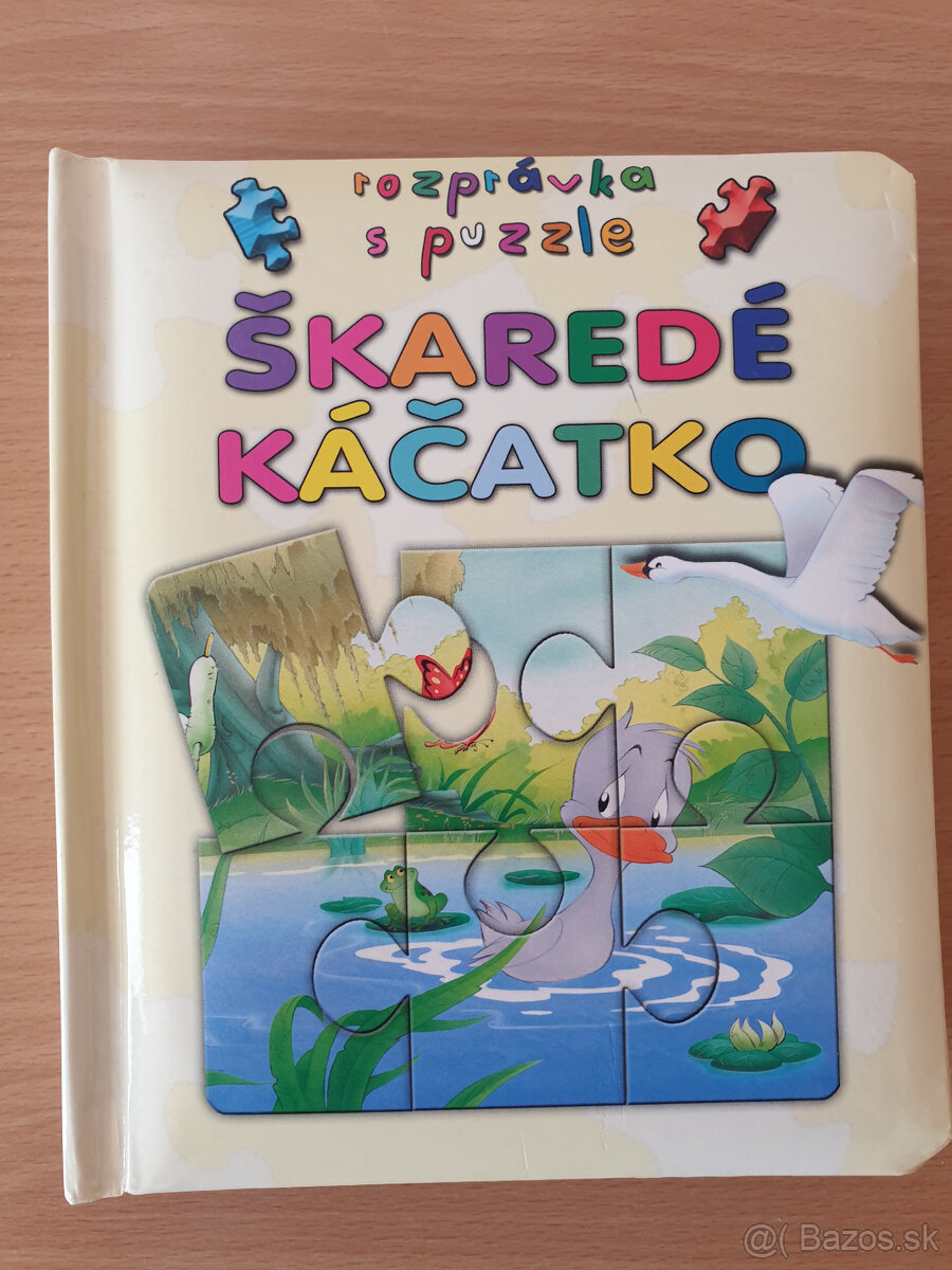 Puzzle kniha Škaredé káčatko