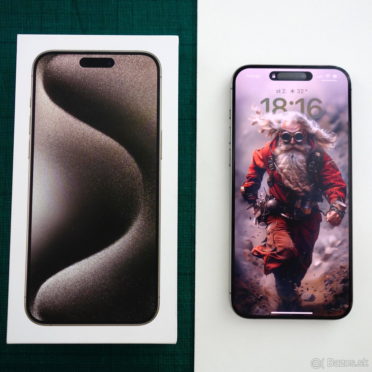 iPhone 15 pro max 256gb Natural Titanium