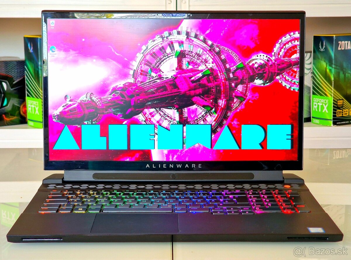 Herný notebook DELL ALIENWARE M17 RTX 2070 | ZÁRUKA