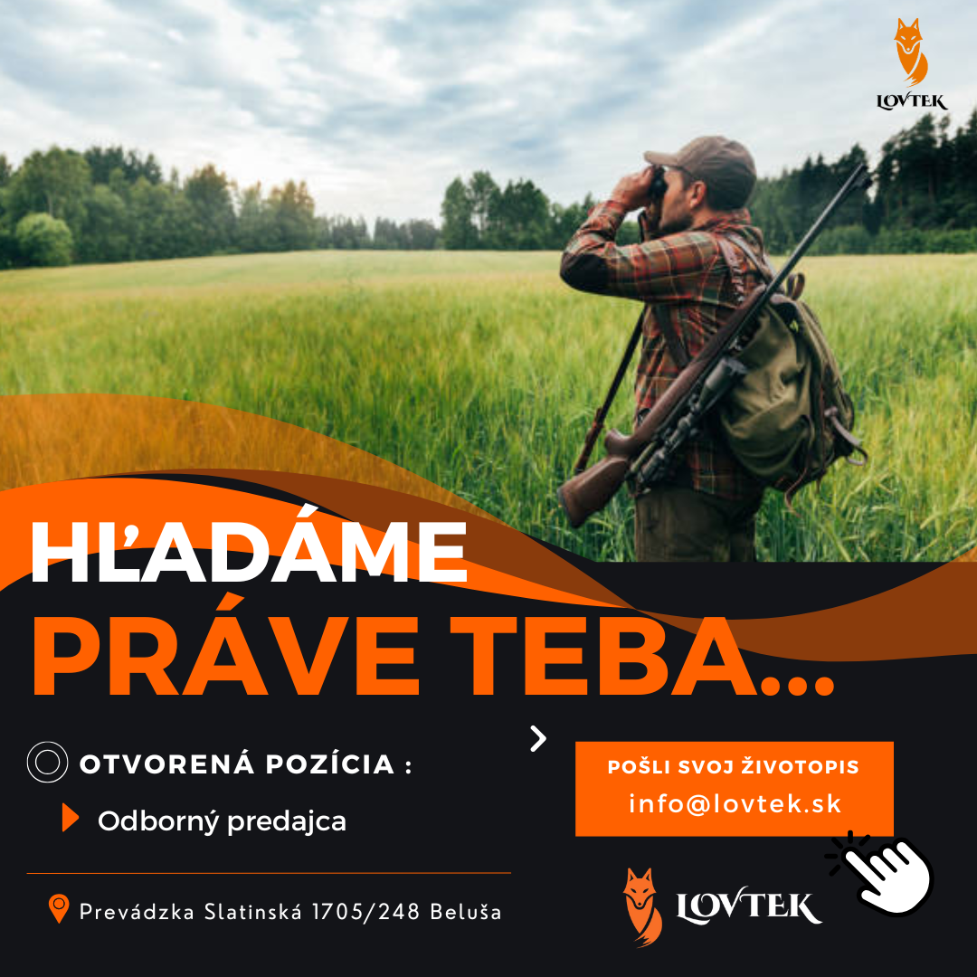 Odborný predajca v poľovníckych potrebách, Beluša LOVTEK, s.
