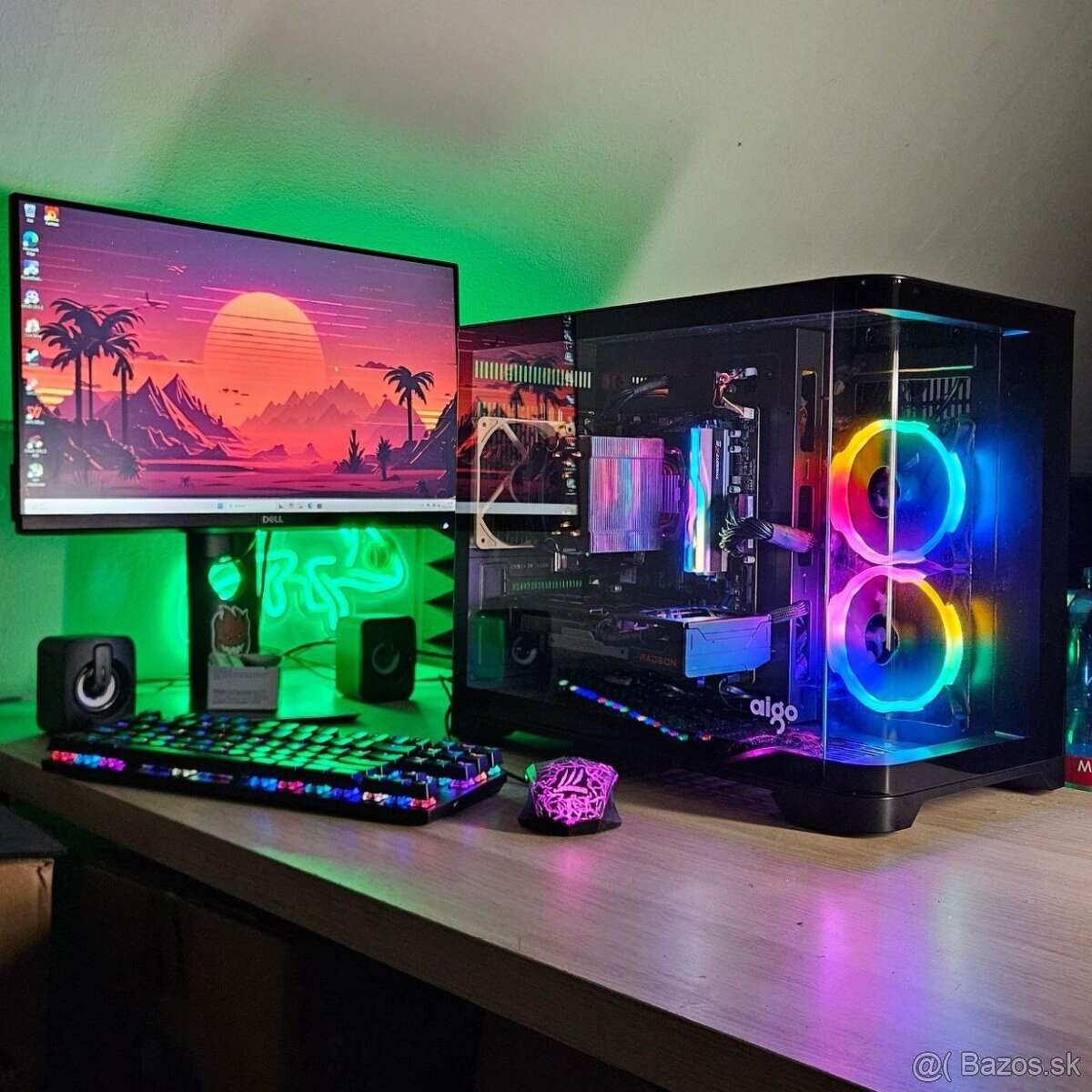 Herný PC so zárukou • R5 7600 • RX 9060 XT 8G • 32GB