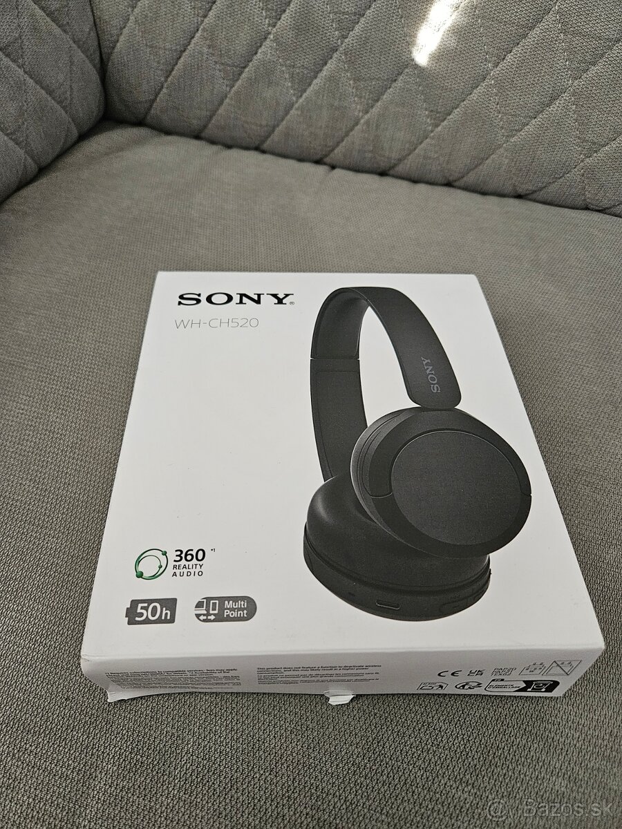 Sony WH-CH520BZ – NOVÉ, len odbalené