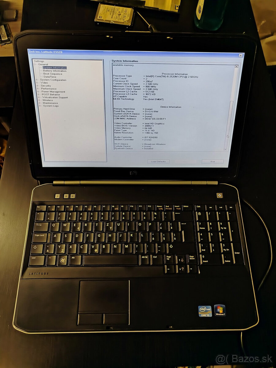 notebook Dell latitude E5520 na ND /ND81/