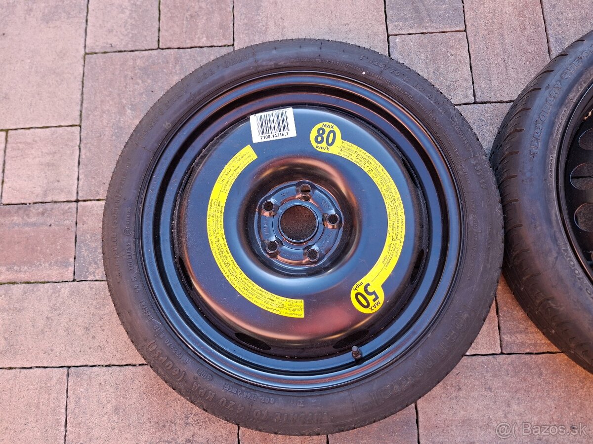 Predám rezervné koleso úzke Vw/Skoda/Seat/Audi--R18