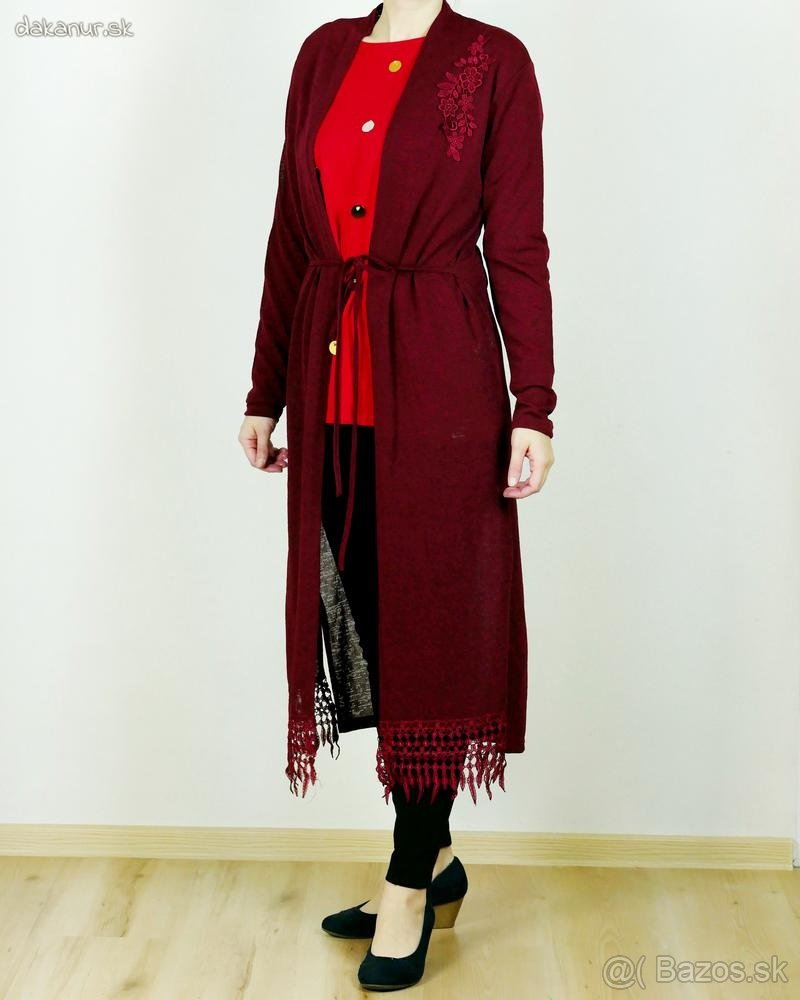 Bordový, khaki a marhuľový s čipkou -20% z pôvodnej ceny