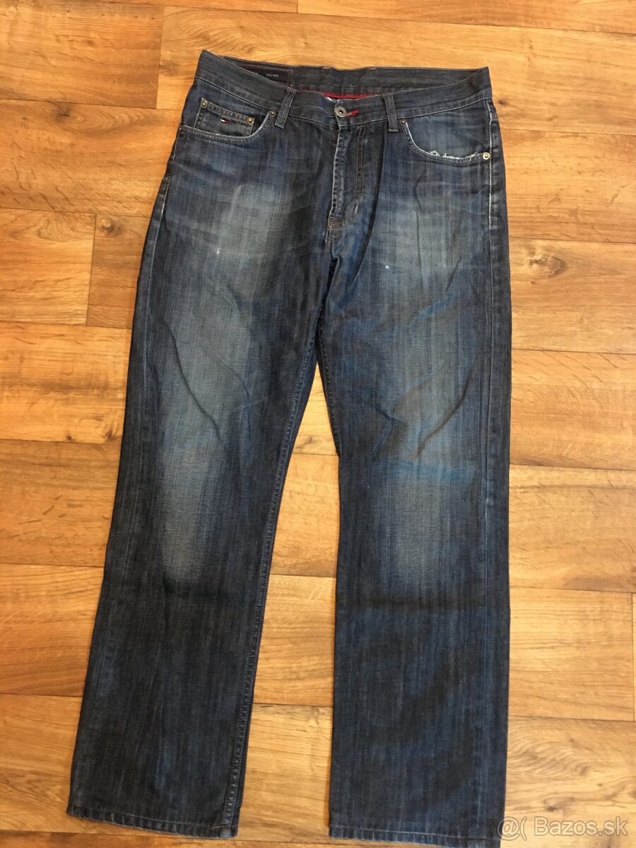TOMMY HILFIGER originál pánske rifle w34/l34