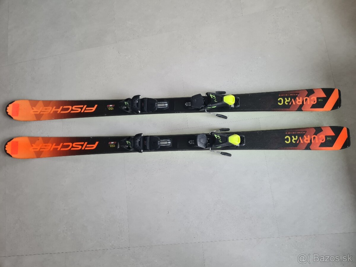 Lyze Fisher Curv RC 150cm,servisovane min.rok