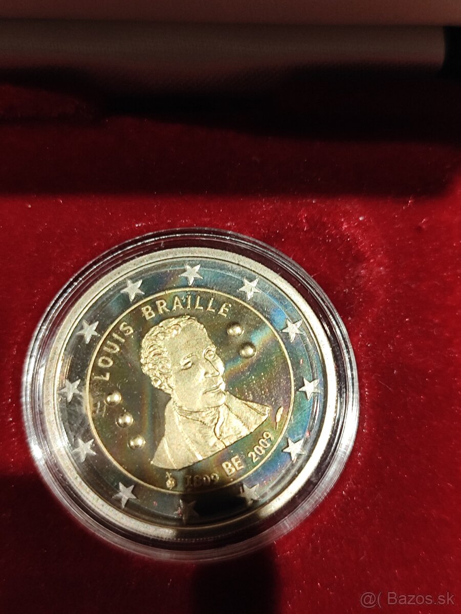 Belgicko 2 euro 2009 - 200. výročie narodenia Louisa Brailf