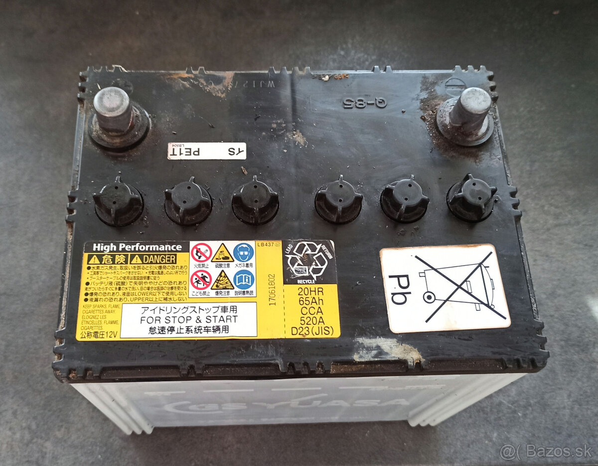 Start-Stop Autobateria Mazda 12V/60Ah