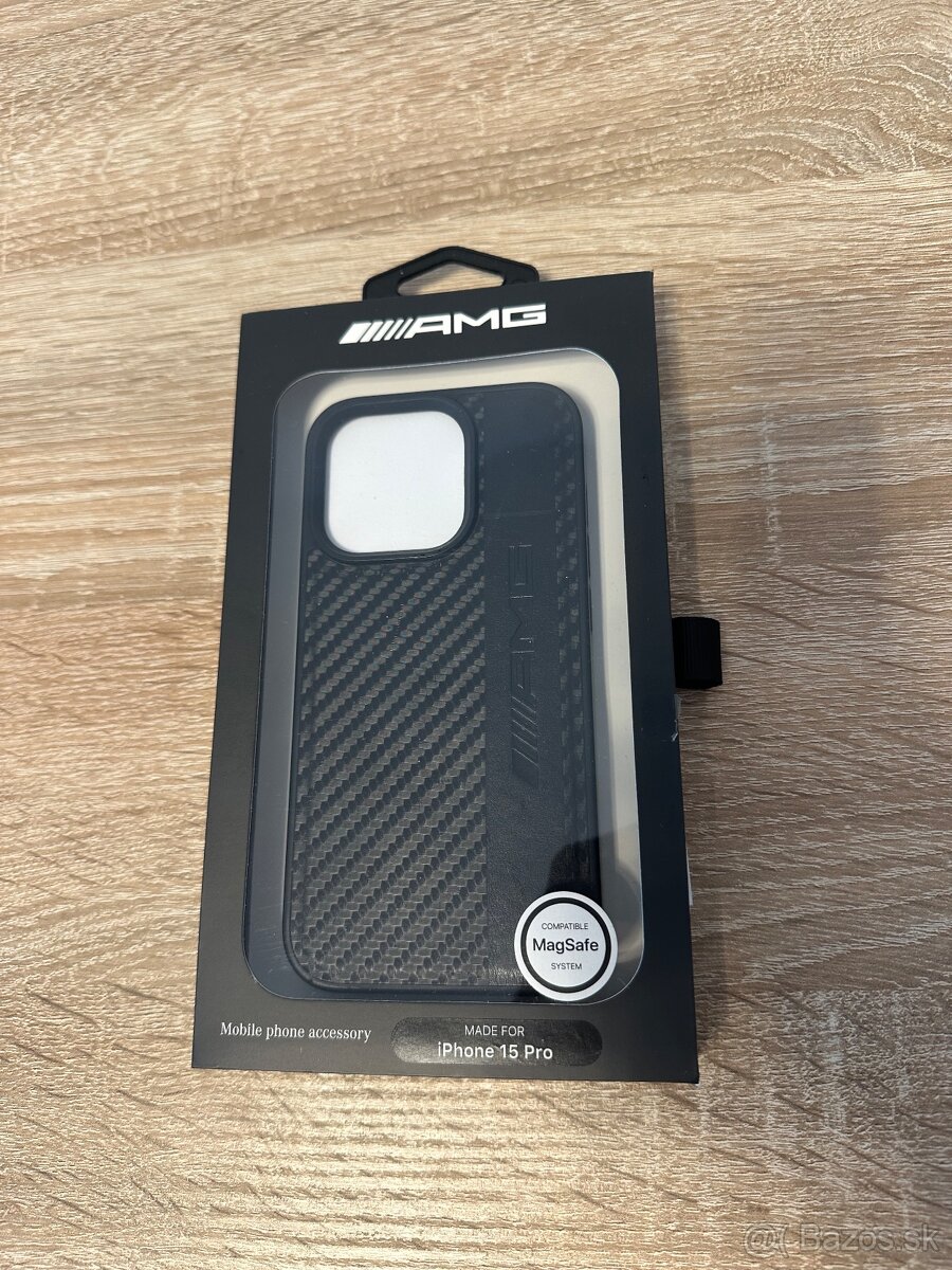 Kryt Iphone 15PRO AMG Carbon Effect