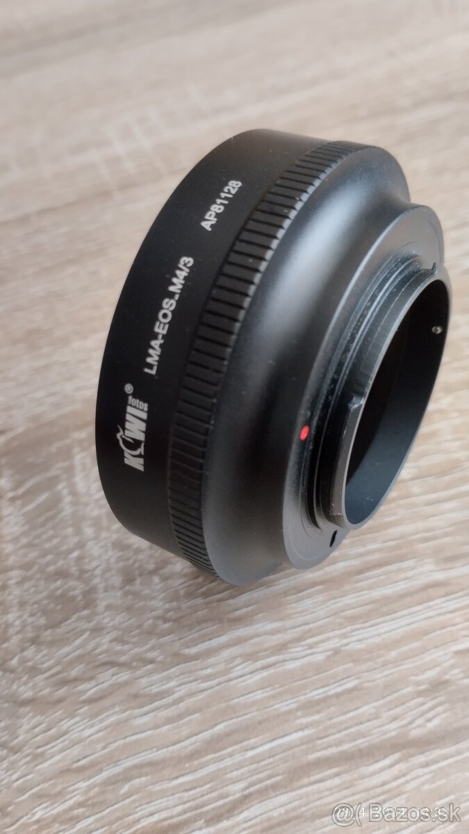 Redukcia-adapter micro 4/3 na Canon objektiv