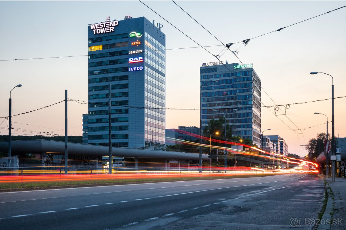Prenájom kancelárie - Westend Tower, 150 m2, Bratislava IV.