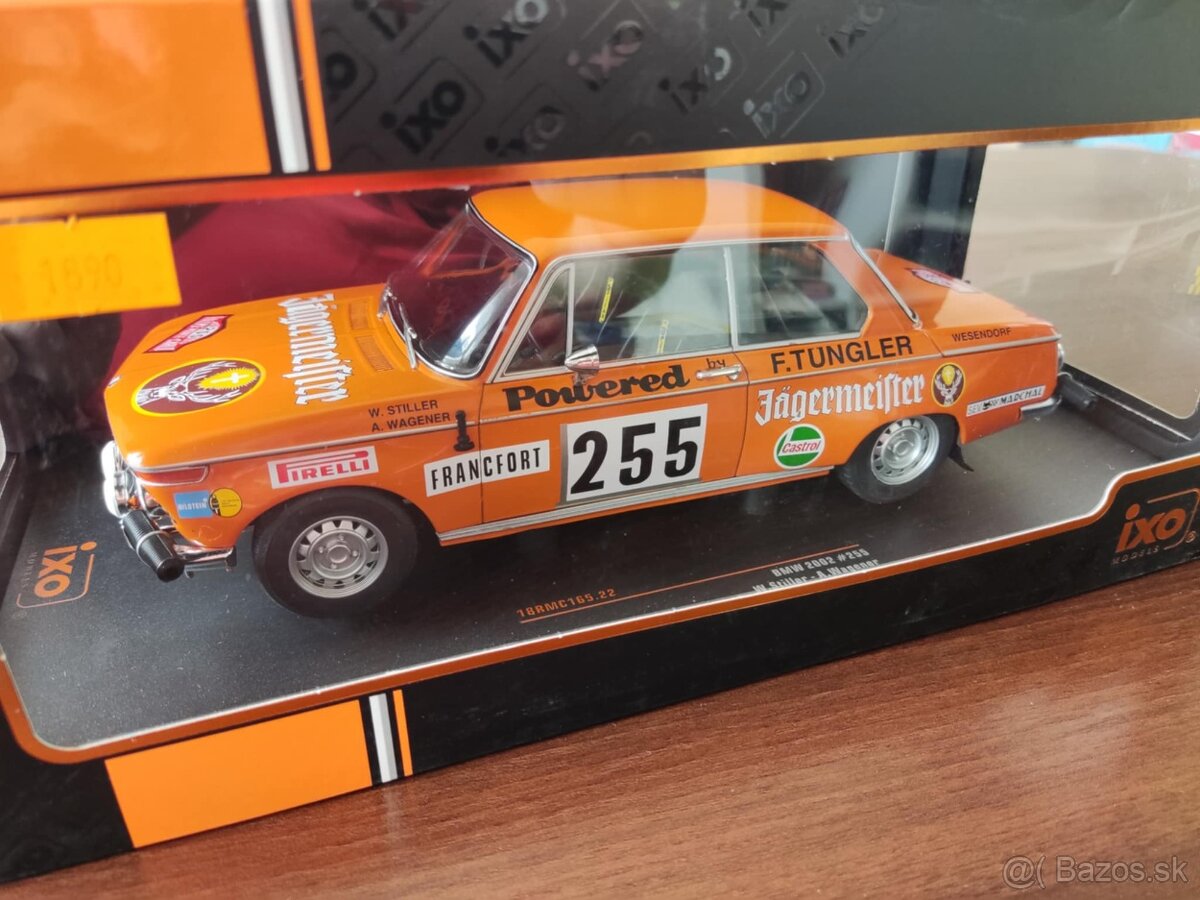 BMW 2002 Rallye Monte Carlo 1973 1:18