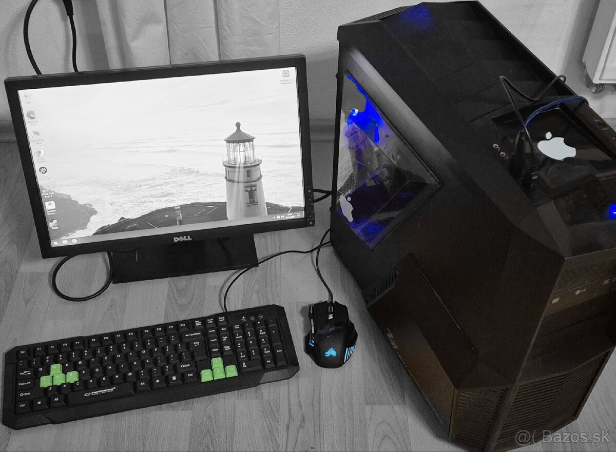 Herný počítač - GPU 4gb, 16gb DDR3, 3,80GHz, 240gb SSD