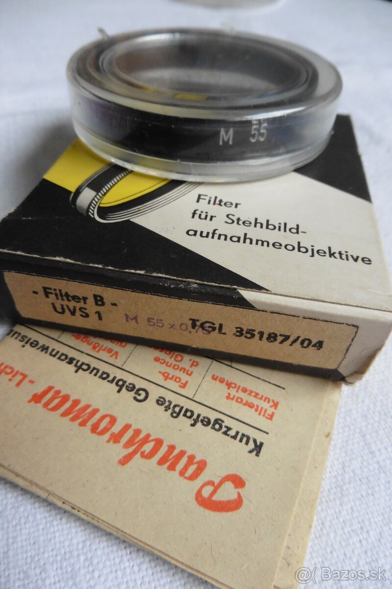 Filtre , krytky ,očnica