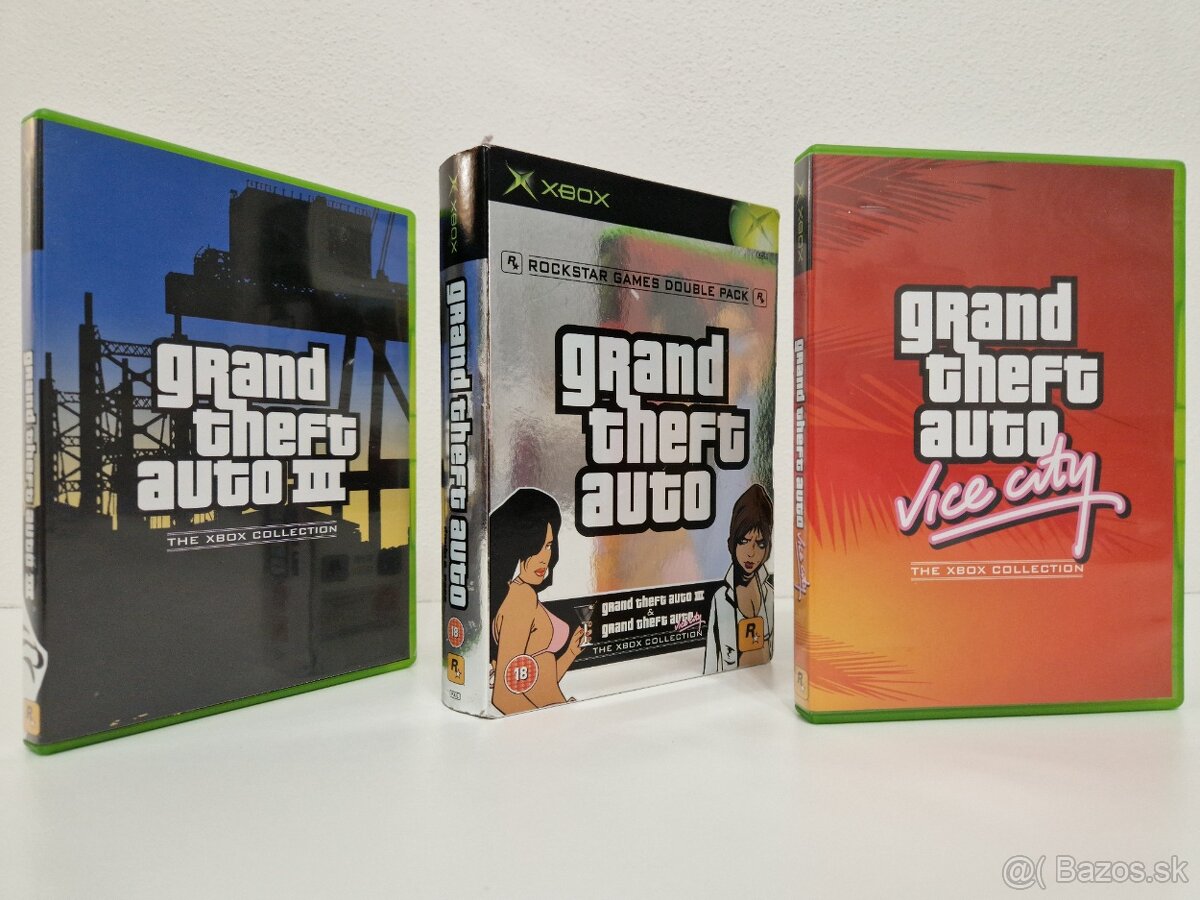 Grand Theft Auto Double Pack XBOX - GTA 3 / GTA Vice City