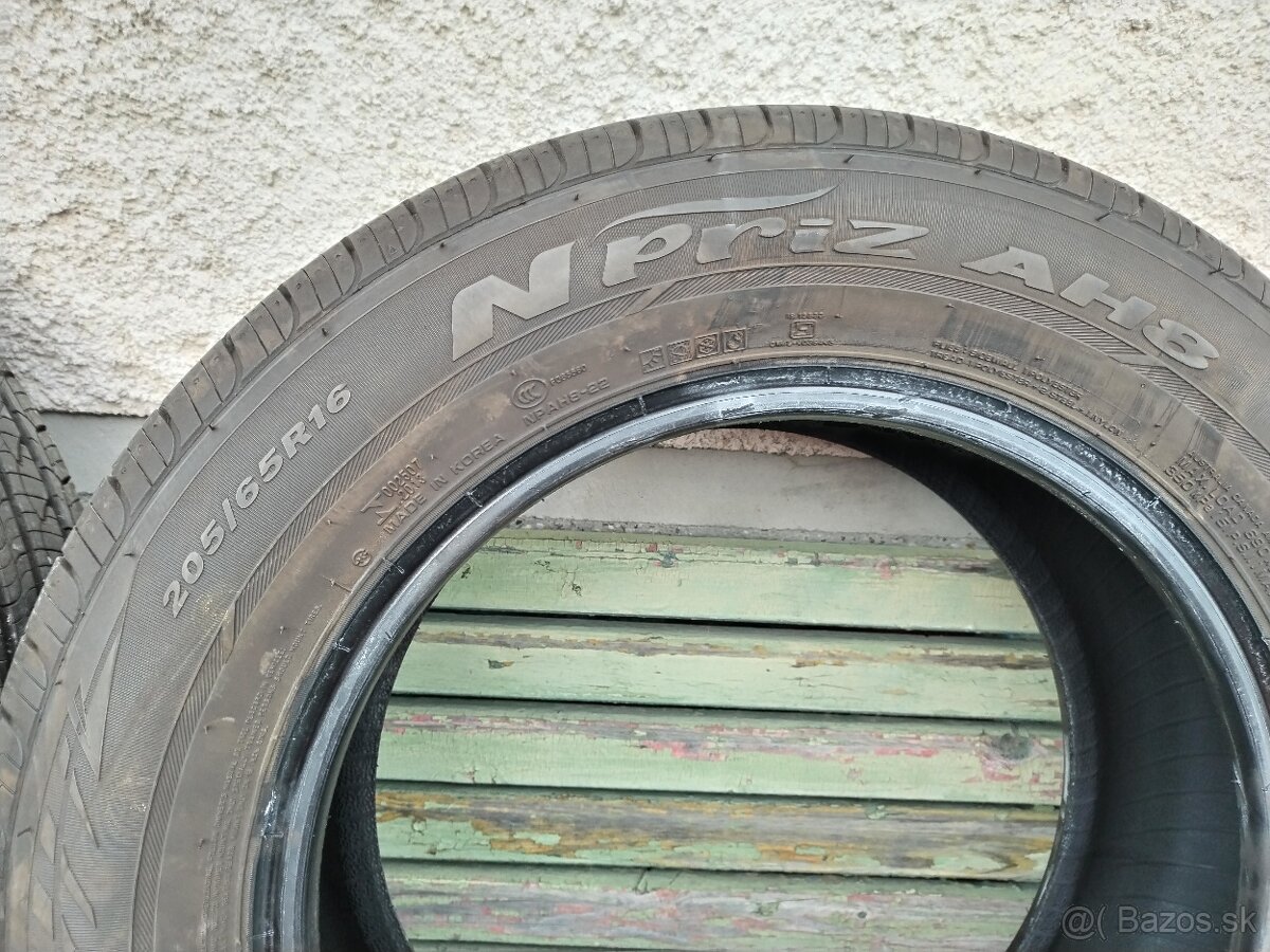 Predám sadu letných pneumatík 205/65 R16