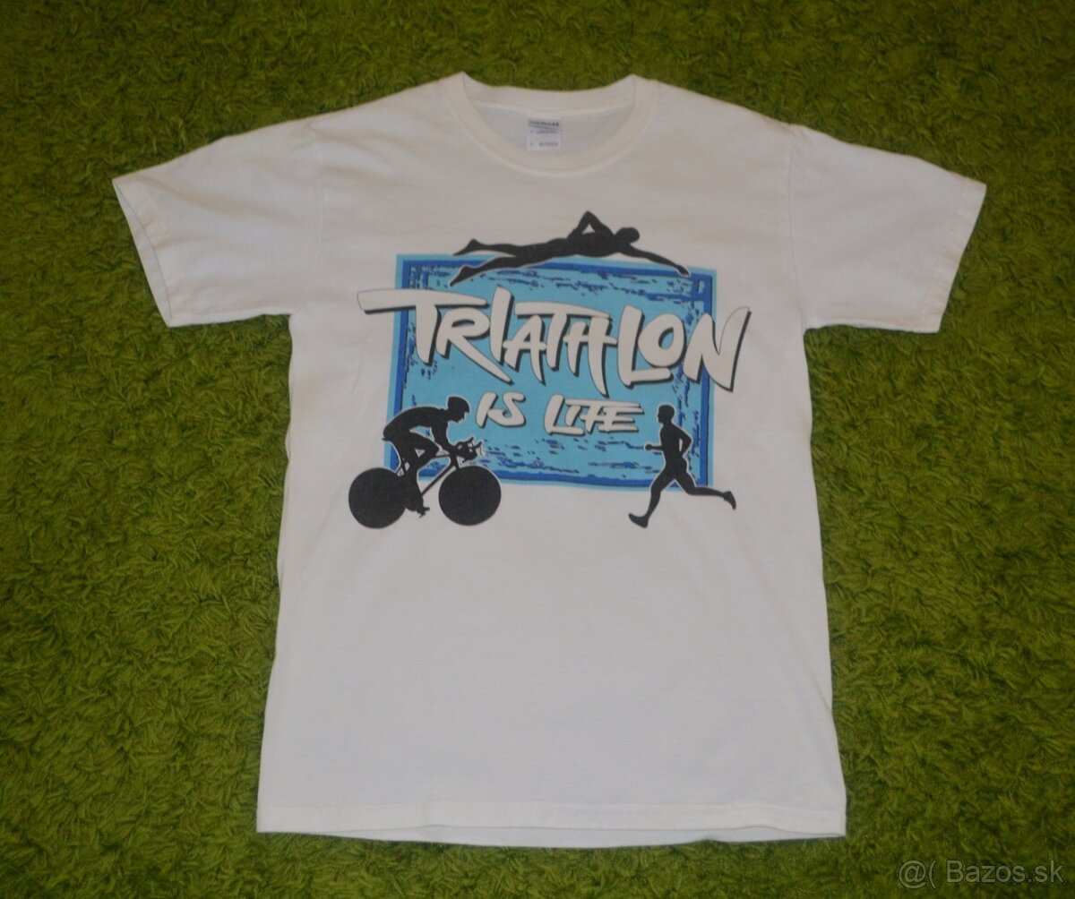 Tričko triatlon biele