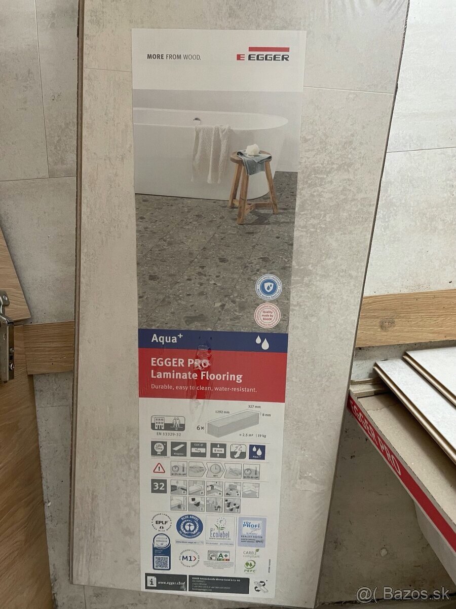 Laminátová podlaha Aqua+ Egger PRO