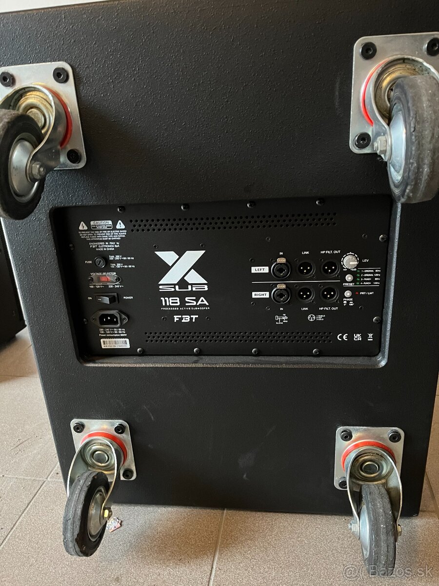 Predám FBT X SUB 118 SA
