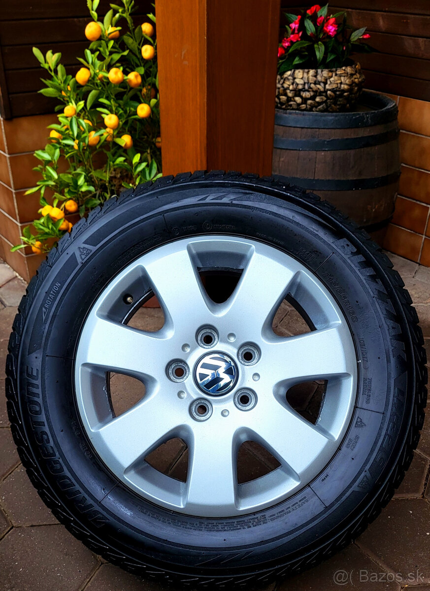 alu R16 5x120 orig. VW T5, T6 Multivan, Caravela, zimné pneu