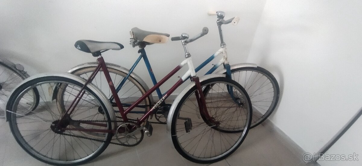 Predám 2x retro bicykel Eska junior 26" kolesá, servisovaný