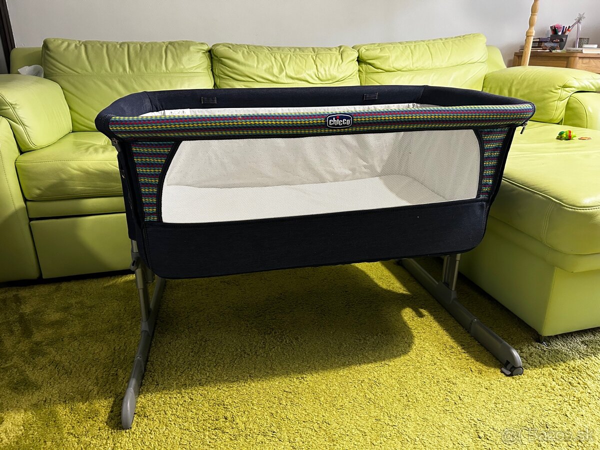 Detská Postieľka Chicco next 2 me polohovateľná