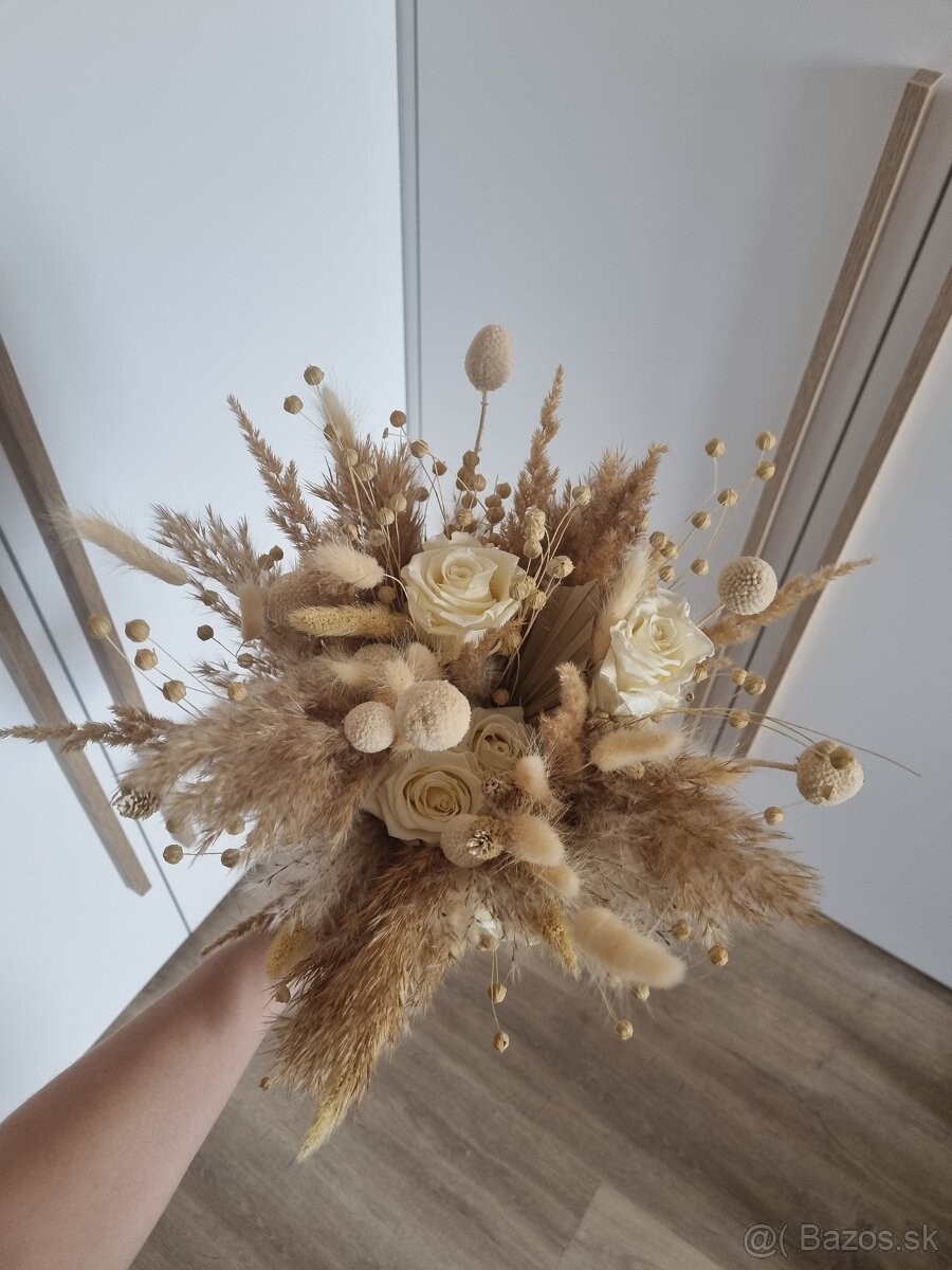 Svadobná trvácna kytica