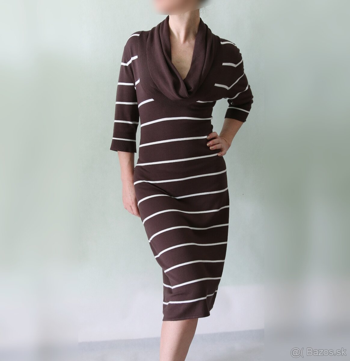 Pohodlné úpletové šaty Yessica XL-XXL