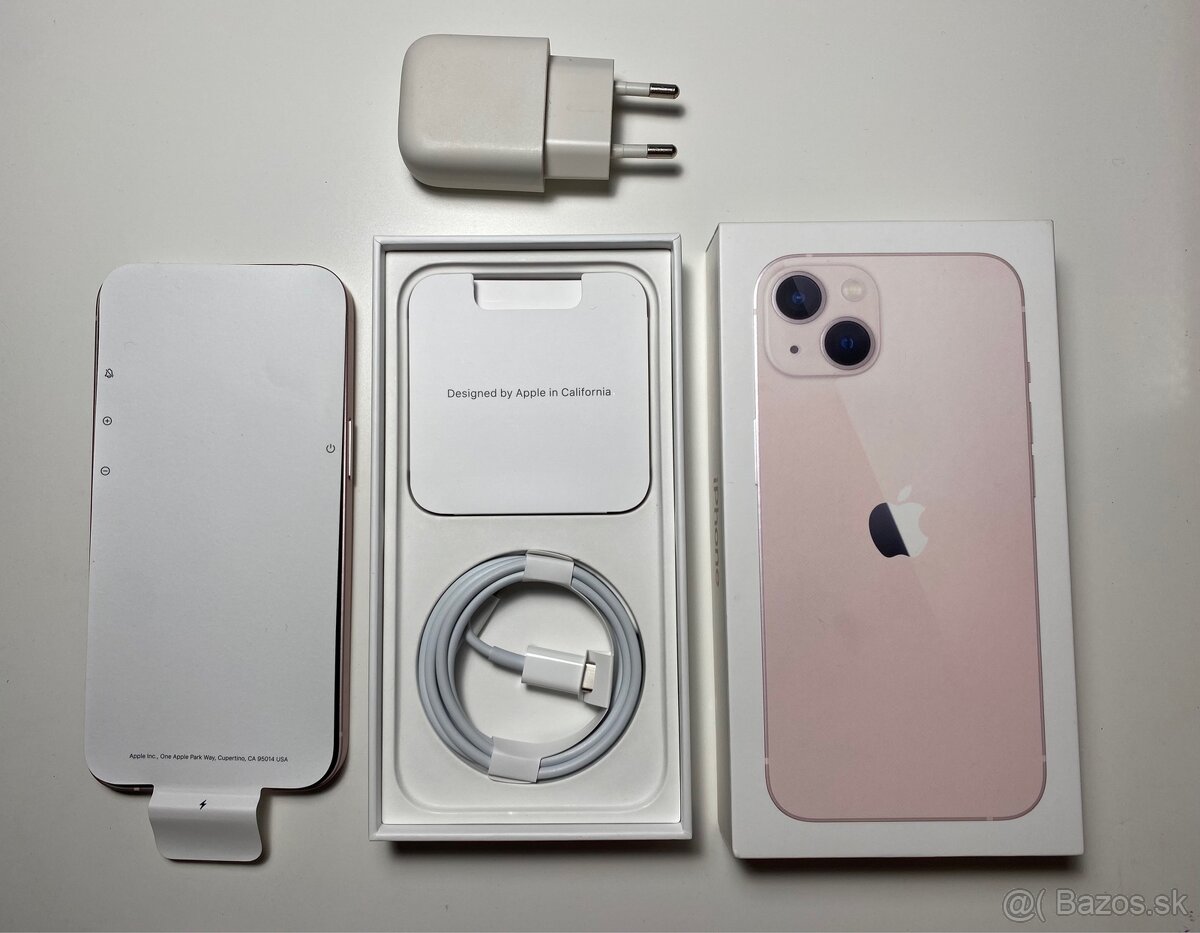 iPhone 13 Pink, batéria 87%