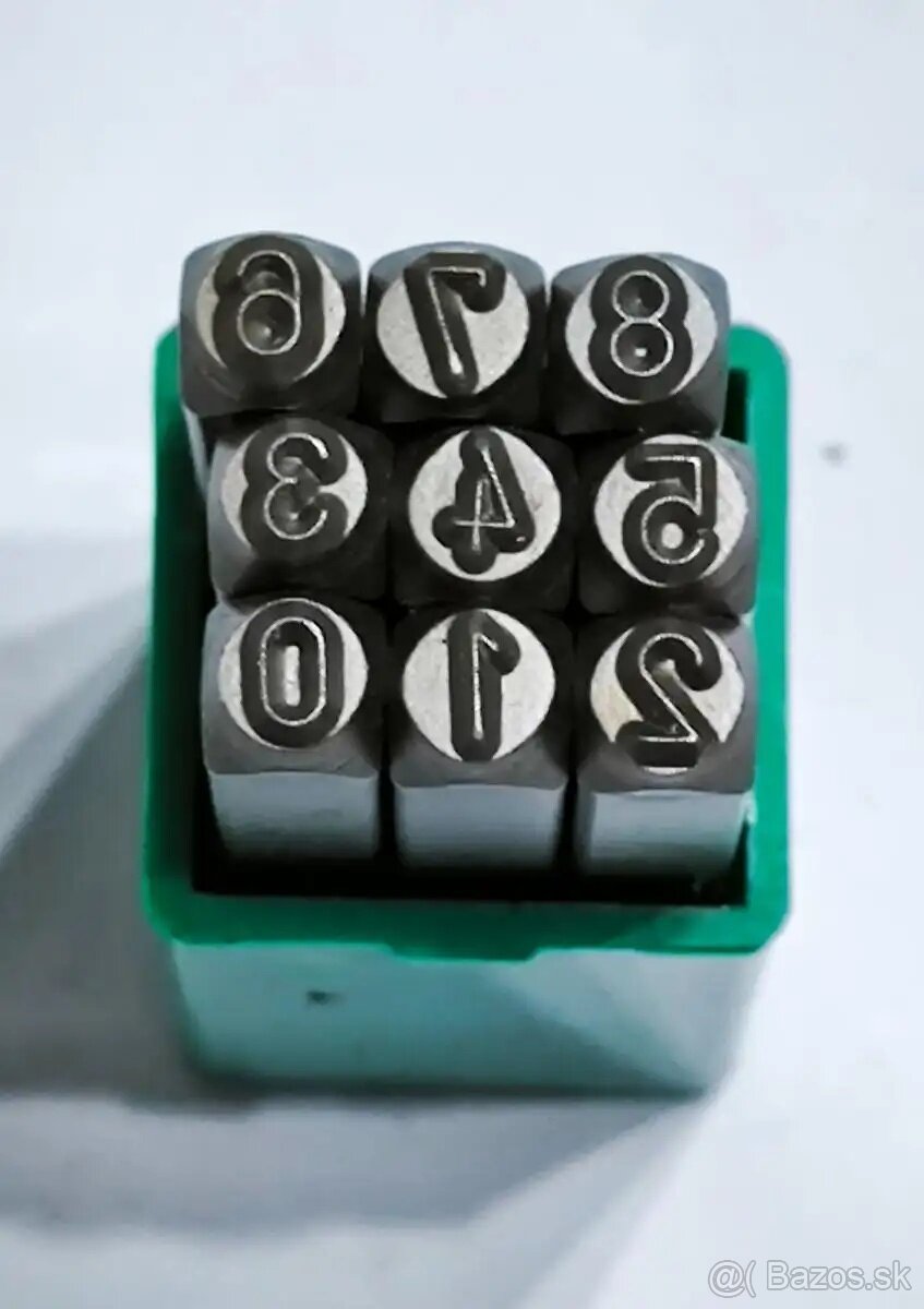 Raznice s cislami - vyska 4 mm