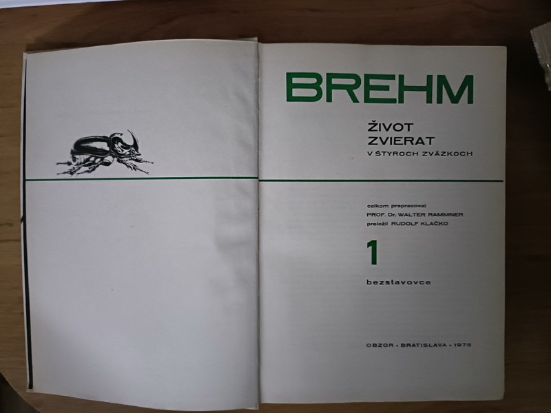 Brehm - Život zvierat / Bezstavovec