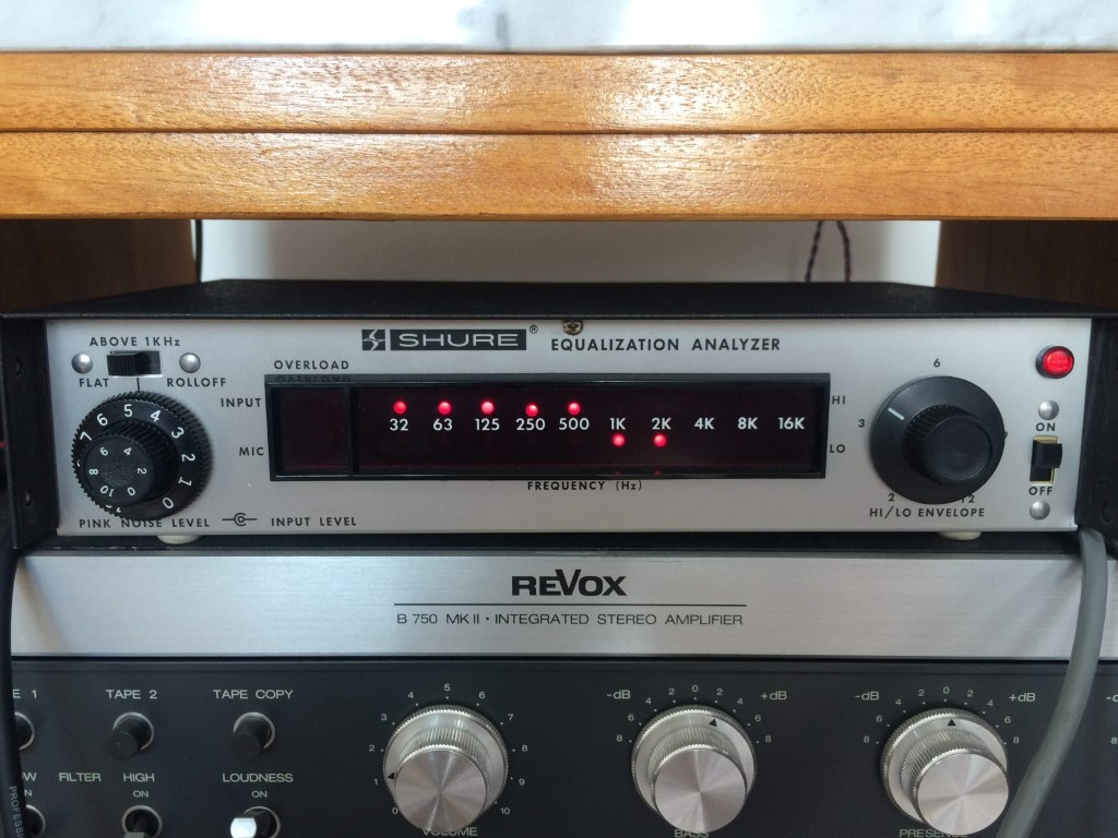 Predám Shure equalization analyser M615AS