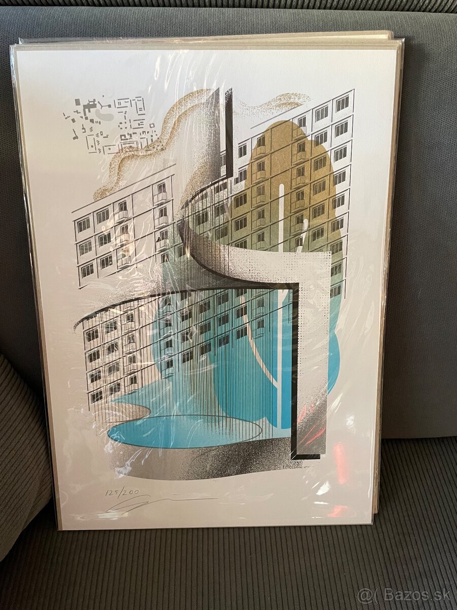 Predám grafiku Čierne diery Trávniky