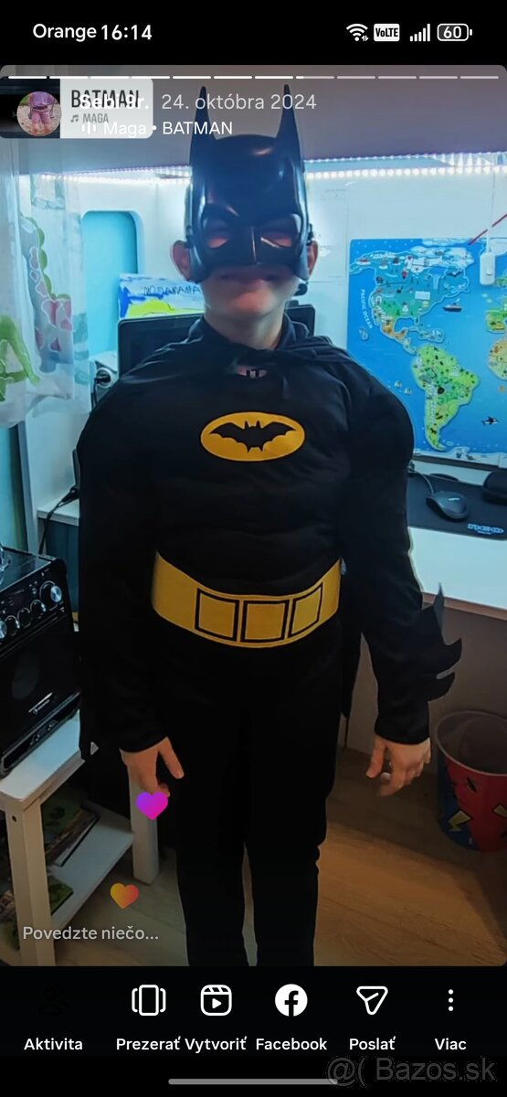Batman - kostým na Karneval